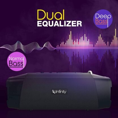 Infinity (jbl) Fuze 700 Dual Eq Deep Bass 20w Portable Stereo Speakers (infclz750) - Image 4